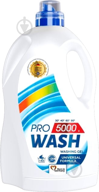 Гель для машинной и ручной стирки Pro Wash универсальный 5 кг - фото 1