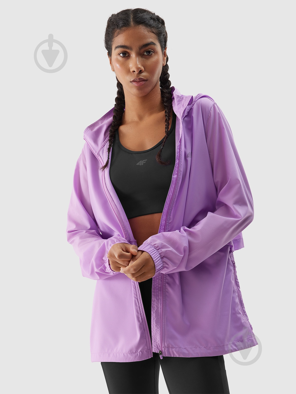 Куртка 4F TECHNICAL JACKET F434 4FWSS24TTJAF434-51S р.M фиолетовая - фото 1 Куртка 4F TECHNICAL JACKET F434 4FWSS24TTJAF434-51S р.M фиолетовая - фото 1