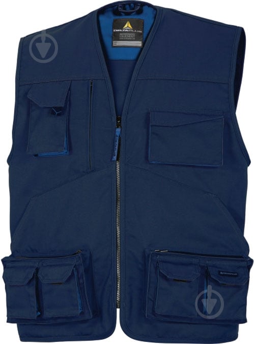Жилет робочий Delta Plus M2 р. XXXL зріст 5-6 M2GI2BM3X темно-синій - фото 2 Жилет робочий Delta Plus M2 р. XXXL зріст 5-6 M2GI2BM3X темно-синій - фото 2