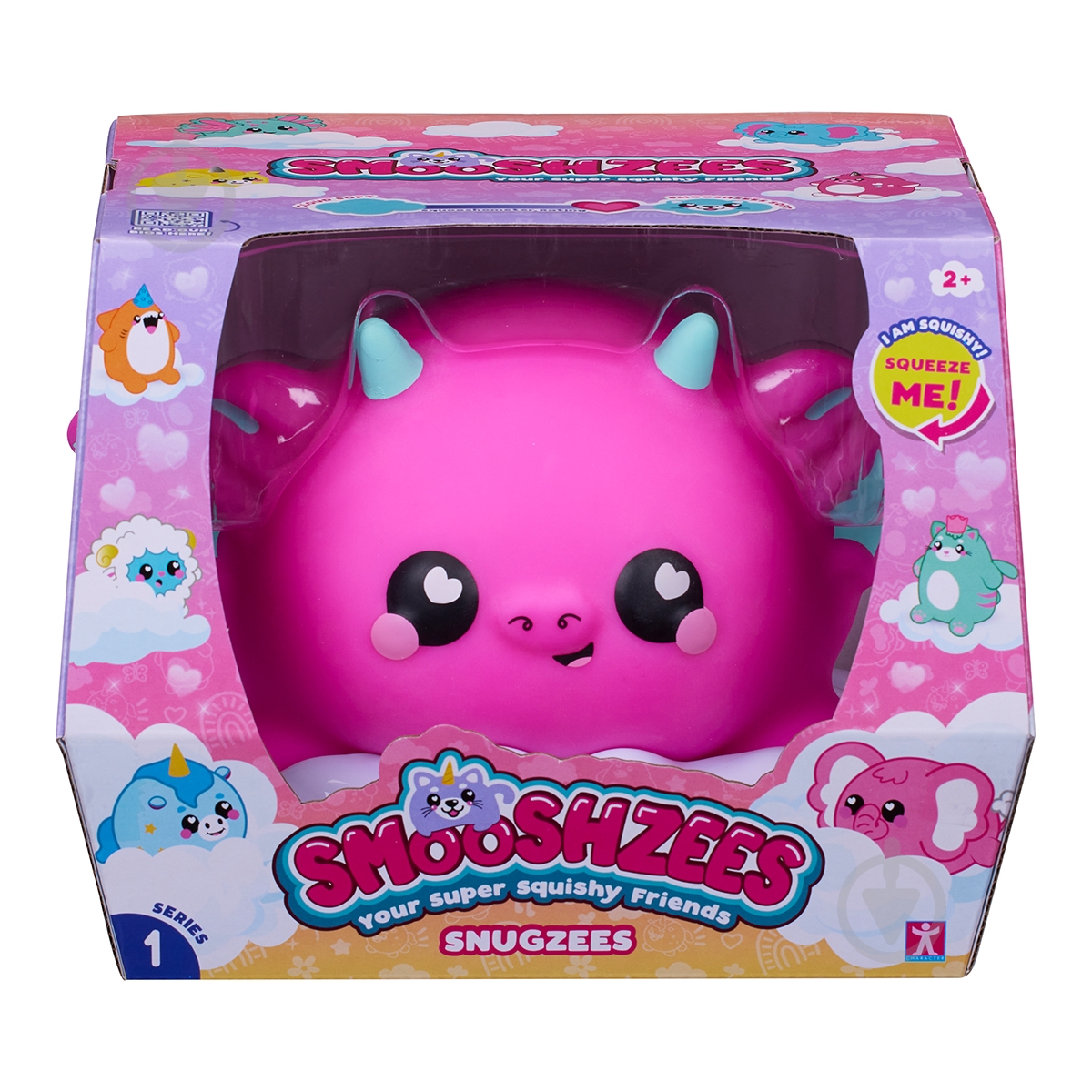 Іграшка-антистрес Smooshzees серії Snugzees – Дракон Дінкі 08236 - фото 1