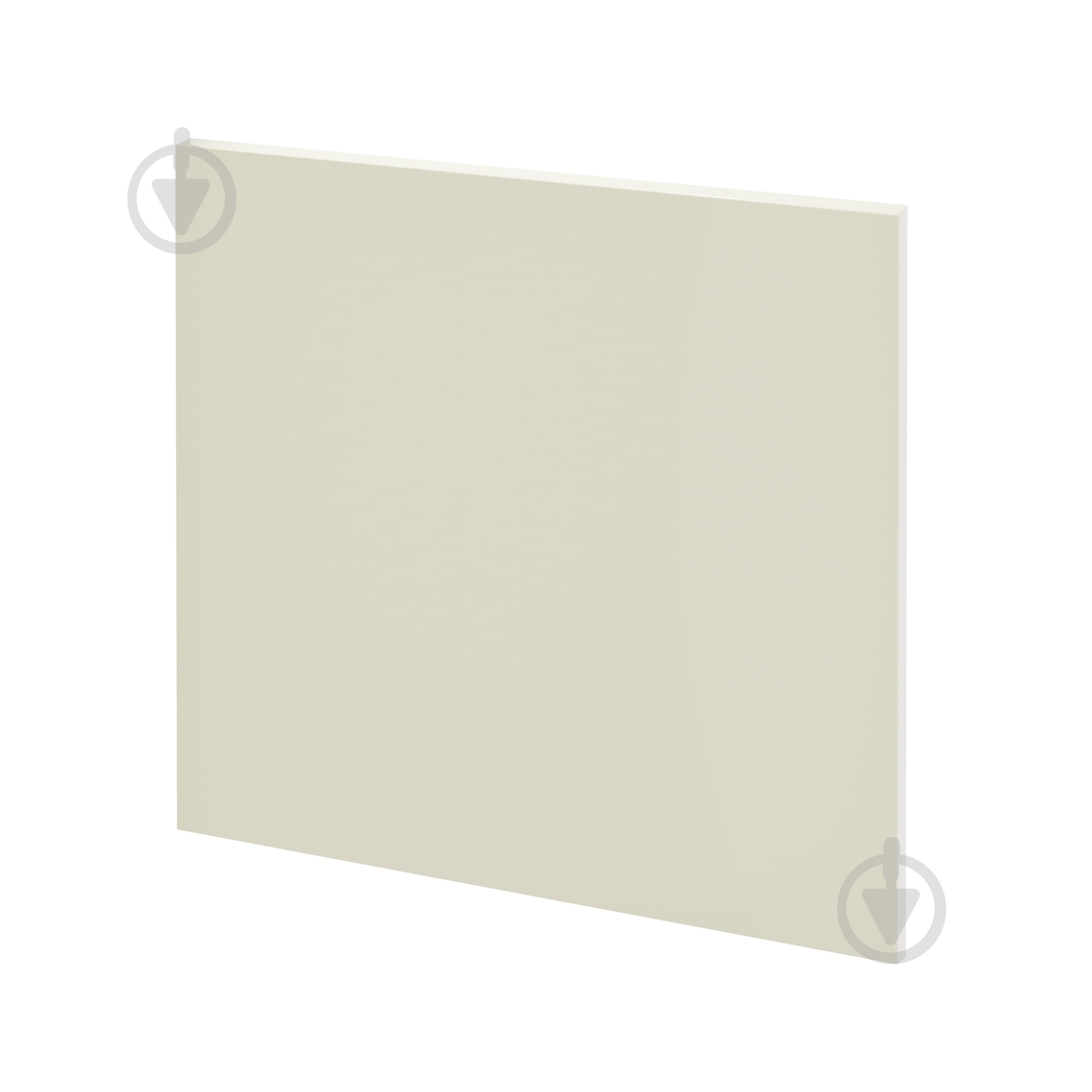 Фасад для кухні KS Wood Кремовий мат Р002 176x796 н/св NLC - фото 1