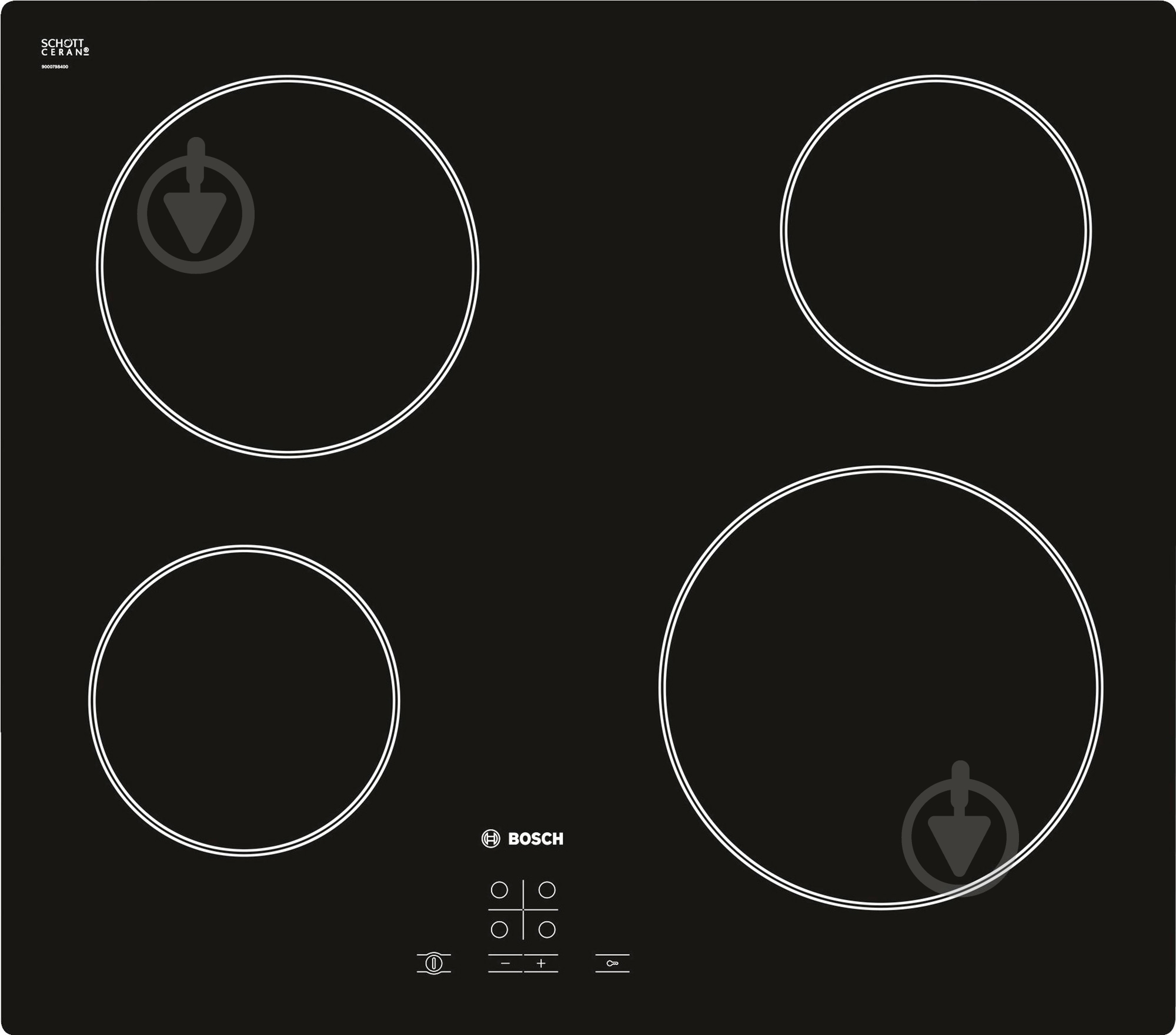 Варочная поверхность электрическая Bosch PKE611D17E - фото 1
