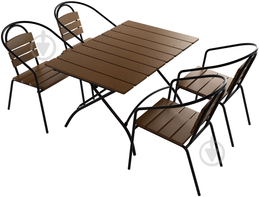 Комплект мебели Берналь коричневый - фото 1