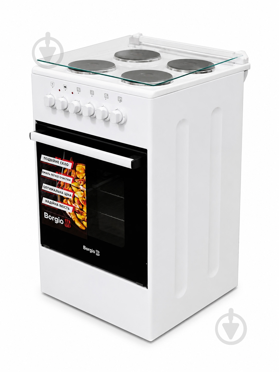 Плита электрическая Borgio EE 540 W M white - фото 9