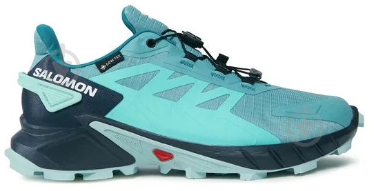 Кроссовки женские демисезонные Salomon SUPERCROSS 4 GTX W L47316900 р.37 1/3 бирюзовые - фото 1