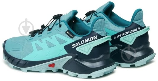 Кроссовки женские демисезонные Salomon SUPERCROSS 4 GTX W L47316900 р.37 1/3 бирюзовые - фото 5