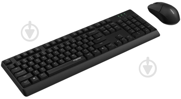 Комплект клавіатура та миша RAPOO X1500 black Wireless - фото 5