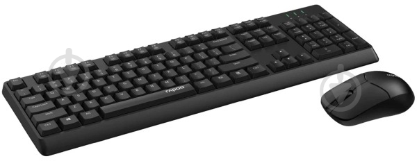 Комплект клавіатура та миша RAPOO X1500 black Wireless - фото 7