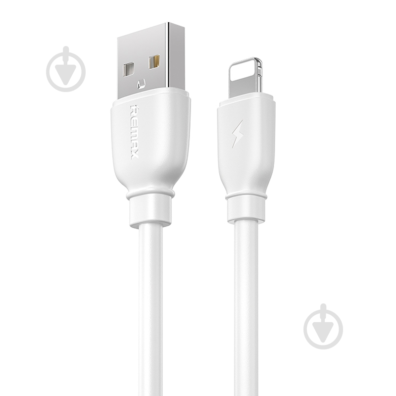 Кабель Remax Suji Series USB to Lightning 1 м white (RC-138i W) - фото 1 Кабель Remax Suji Series USB to Lightning 1 м white (RC-138i W) - фото 1