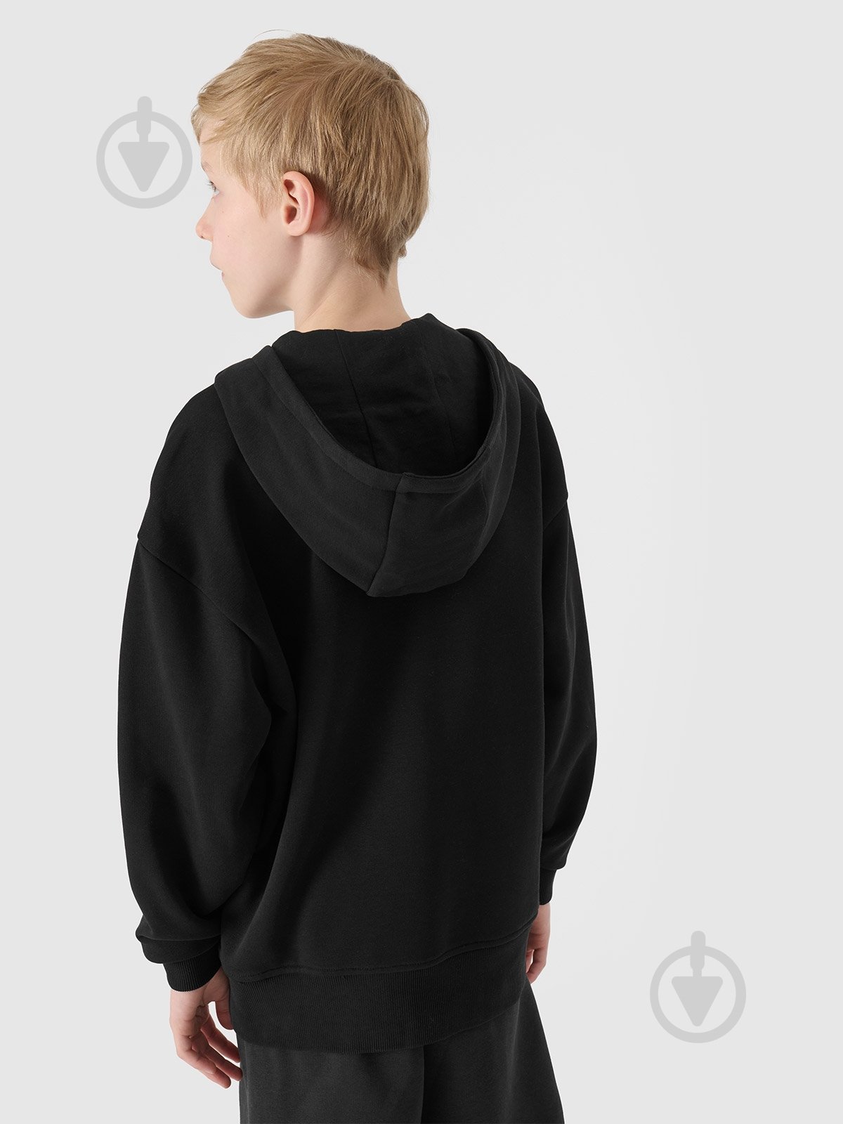 Джемпер 4F SWEATSHIRT M1522 4FJWSS25TSWSM1522-20S р.158 чорний - фото 2 Джемпер 4F SWEATSHIRT M1522 4FJWSS25TSWSM1522-20S р.158 чорний - фото 2