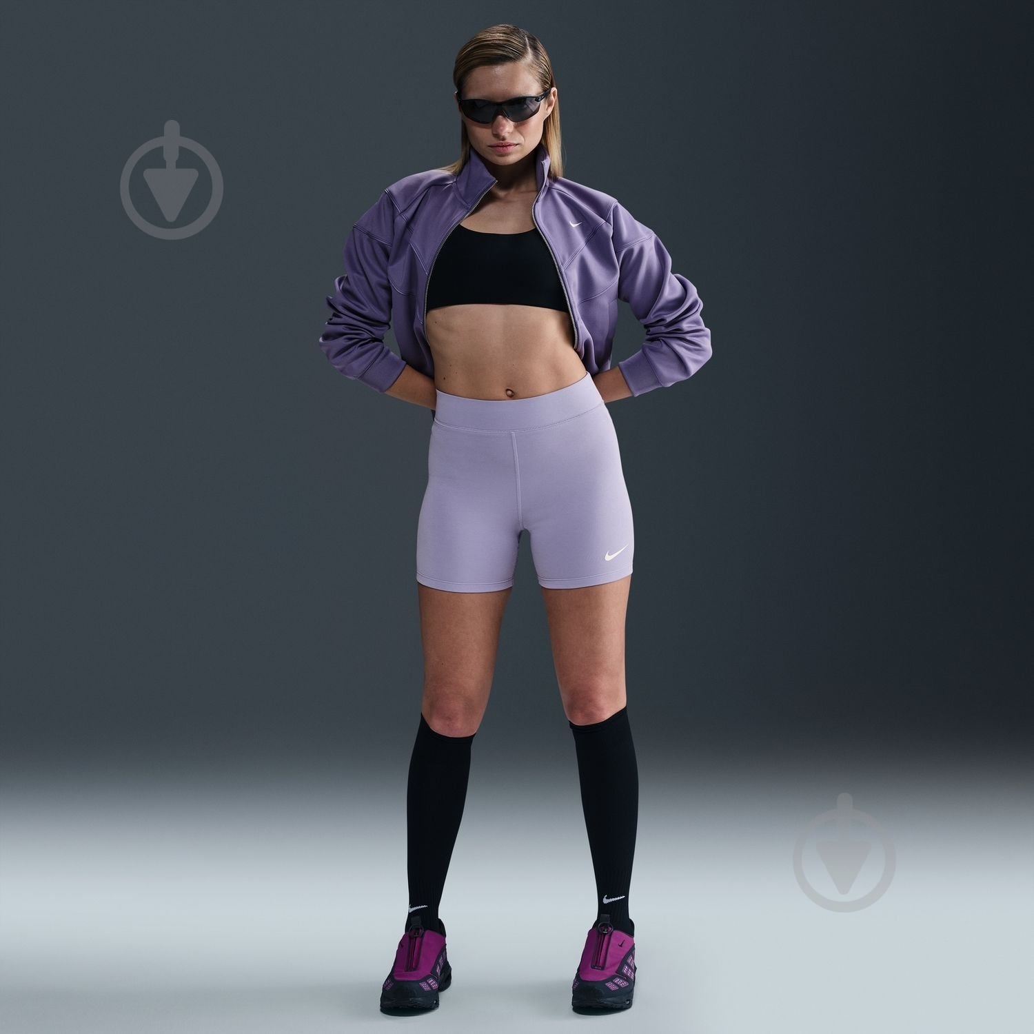 Шорты Nike HJ1019-533 р. S фиолетовый - фото 3 Шорты Nike HJ1019-533 р. S фиолетовый - фото 3