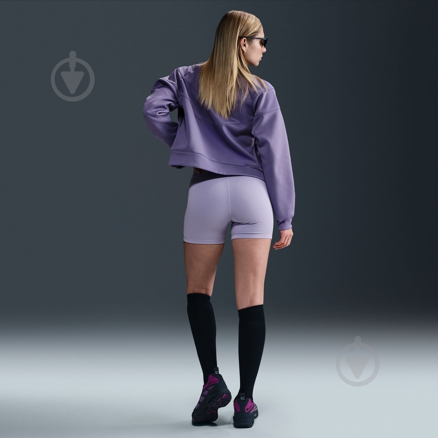 Шорты Nike HJ1019-533 р. S фиолетовый - фото 4 Шорты Nike HJ1019-533 р. S фиолетовый - фото 4
