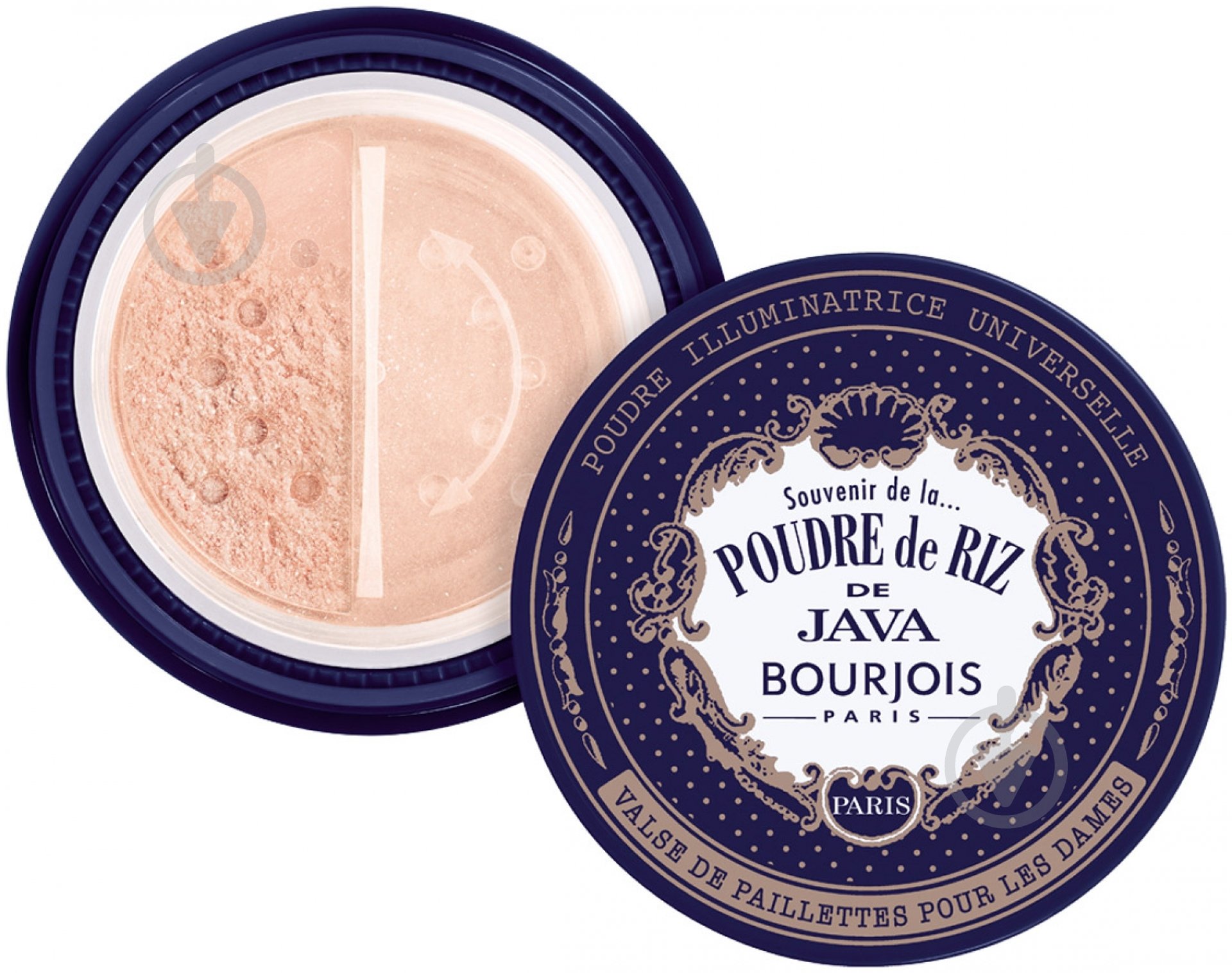 Пудра Bourjois Poudre de Riz de Java мерехтливий прозорий 3,5 г - фото 1