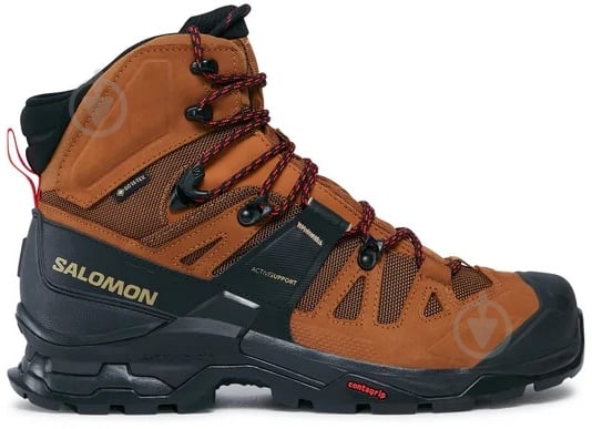 Ботинки Salomon QUEST 4 GTX L47156400 р.46 2/3 коричневый - фото 1