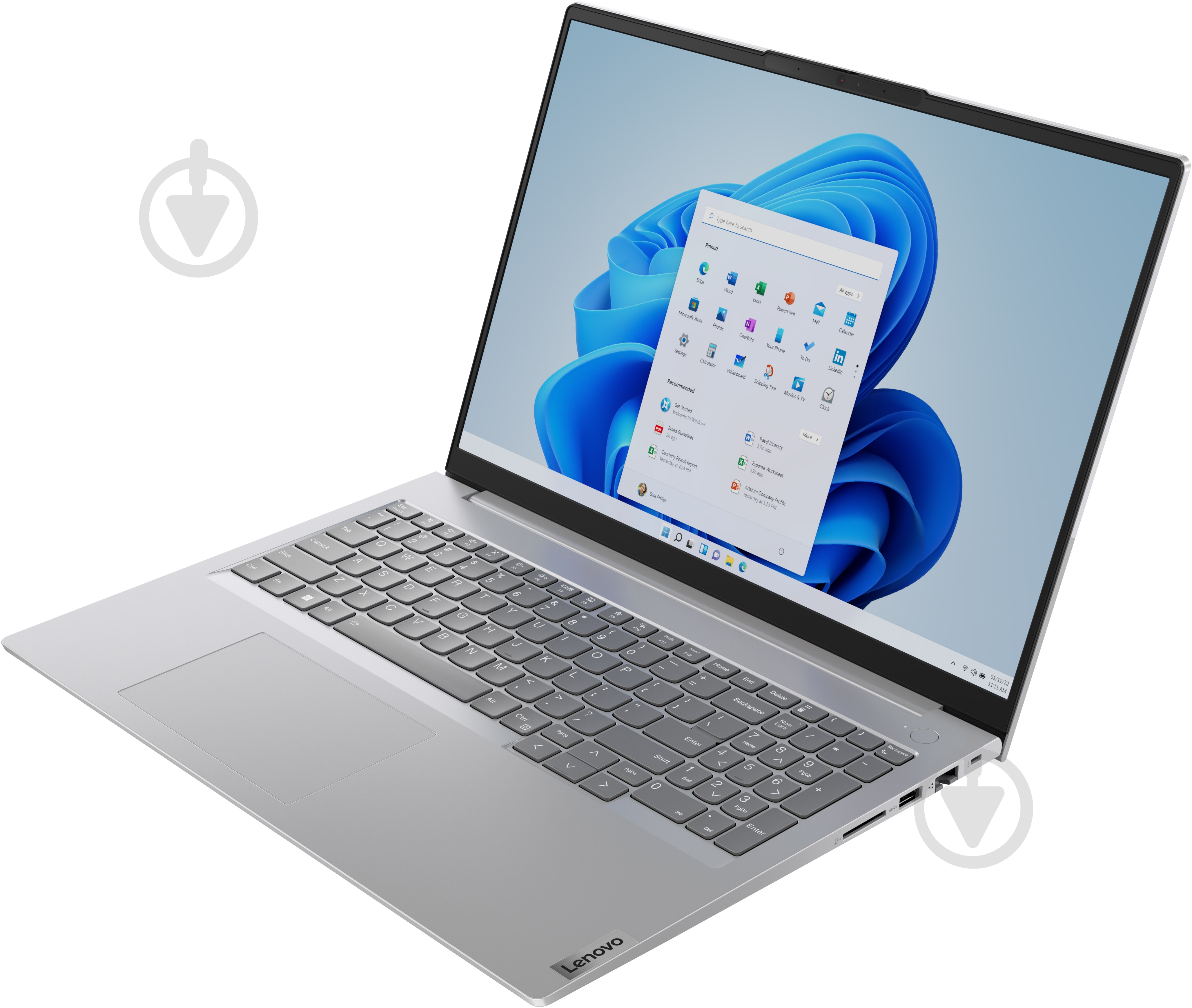 Ноутбук Lenovo ThinkBook 16 G6 IRL 16" (21KH008ARA) arctic grey - фото 2