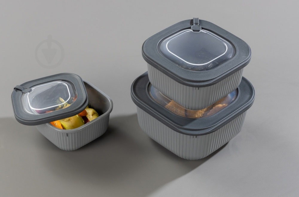 Контейнер Idea Home 00683 Line Box Gray 1.8л (00683 Gray) - фото 2