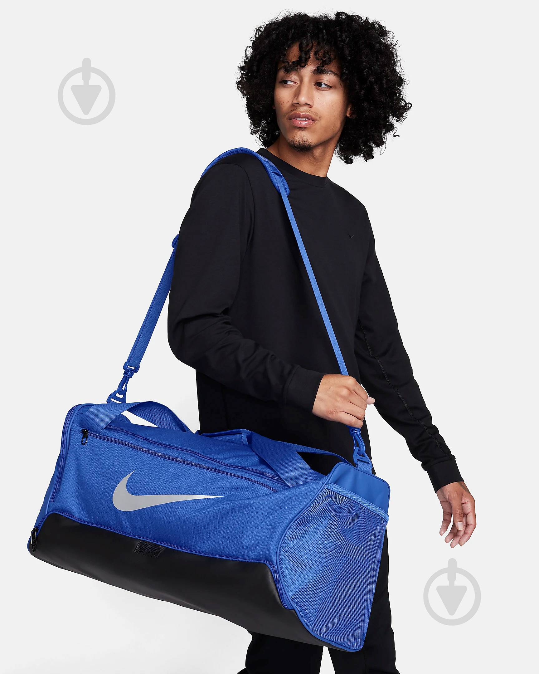 Сумка Nike Brasilia 9.5 DH7710-480 60 л синий - фото 11