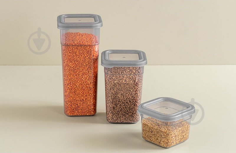 Контейнер Idea Home 00973 Soft Box Grey 0.68 л - фото 2