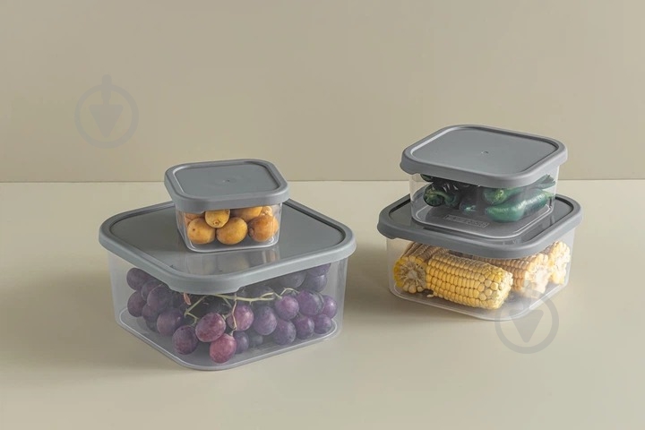Контейнер Idea Home 00812 Quick Box Gray 0.9 л (00812 Gray) - фото 2