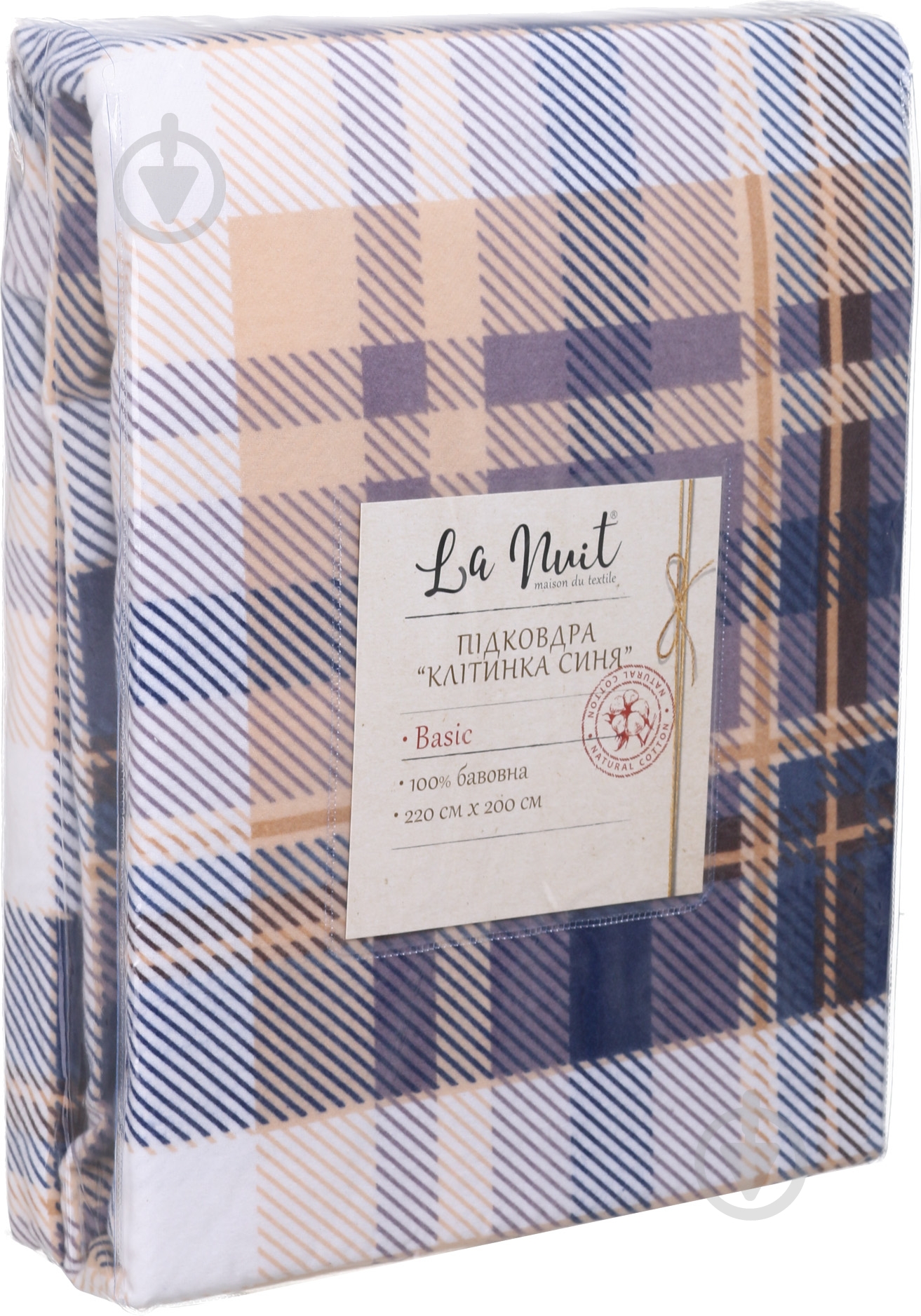 Пододеяльник Клетка синяя (фланель) 200x220 см La Nuit - фото 6 Пододеяльник Клетка синяя (фланель) 200x220 см La Nuit - фото 6