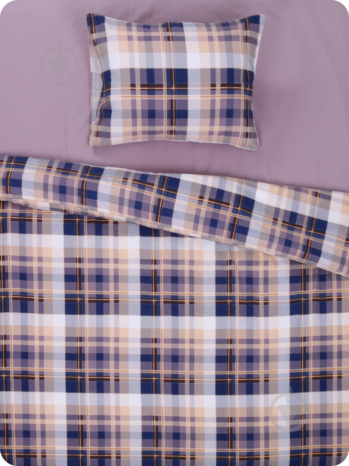 Пододеяльник Клетка синяя (фланель) 200x220 см La Nuit - фото 4 Пододеяльник Клетка синяя (фланель) 200x220 см La Nuit - фото 4