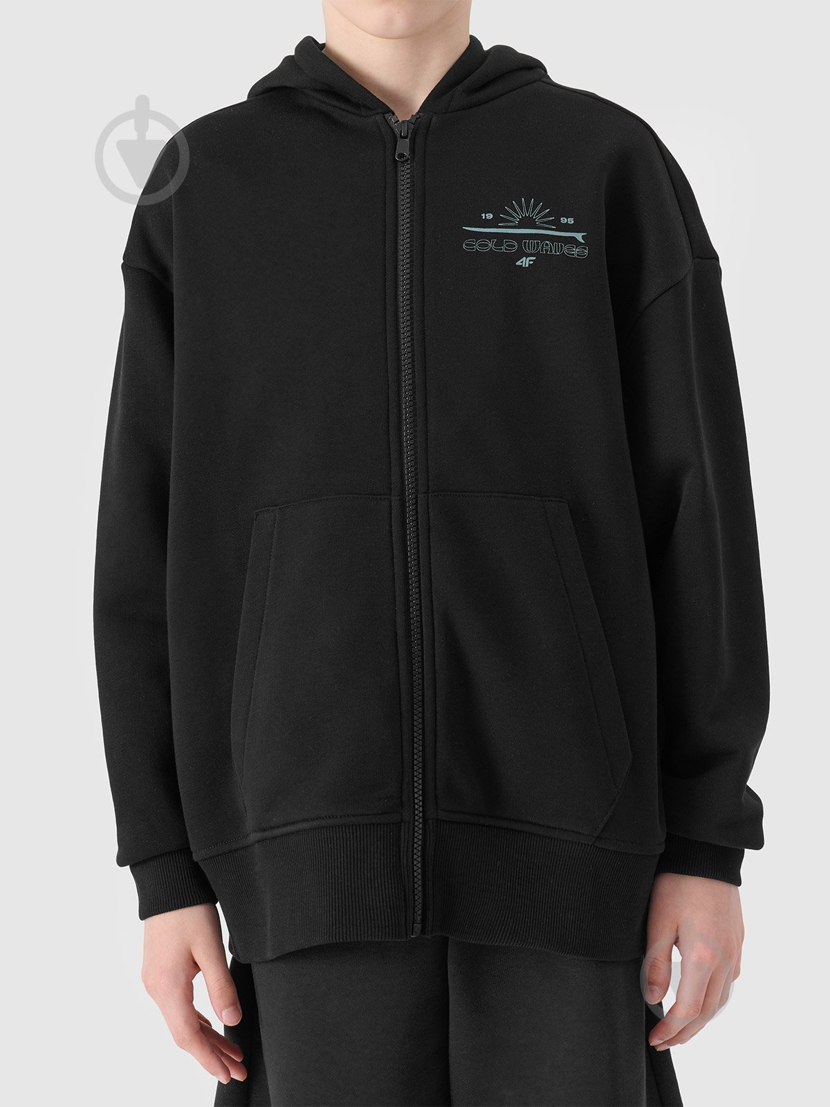 Джемпер 4F SWEATSHIRT M1522 4FJWSS25TSWSM1522-20S р.164 чорний - фото 4