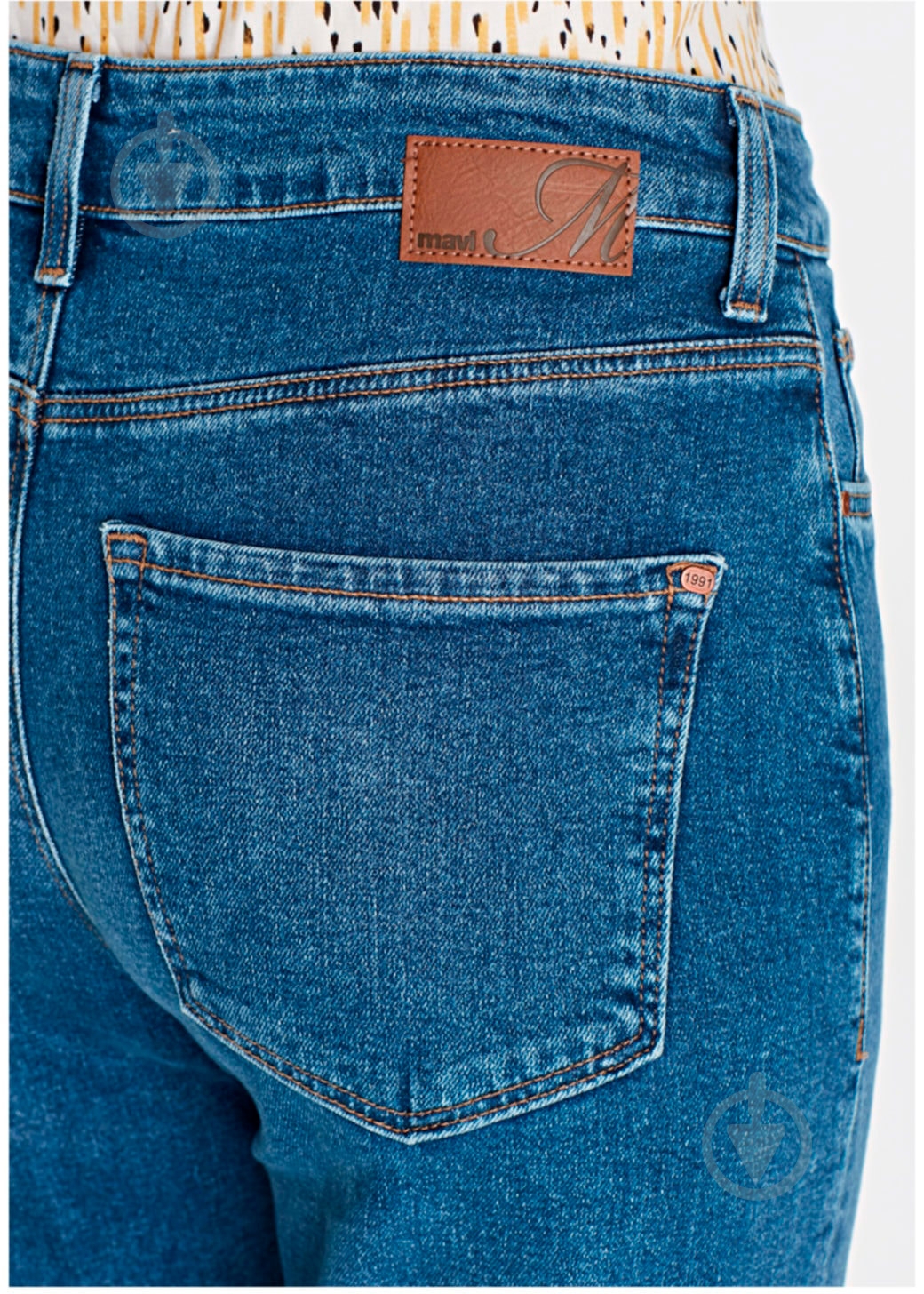 Джинси Mavi CINDY Dark 90's Denim 100277-25593 р. 29 синій - фото 6