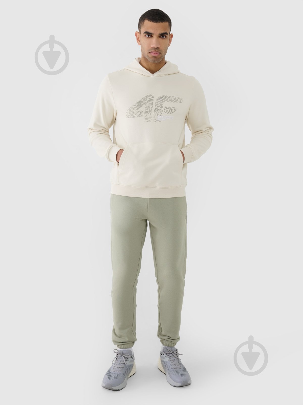 Джемпер 4F SWEATSHIRT M1585 4FWSS25TSWSM1585-12S р.2XL бежевий - фото 5