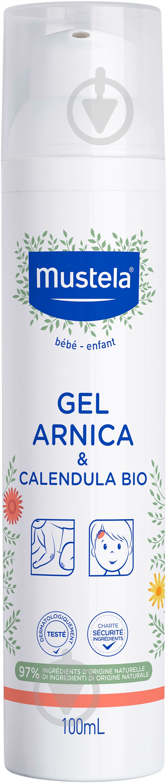 Гель Mustela Gel Arnica & Calendula Bio 100 мл - фото 1