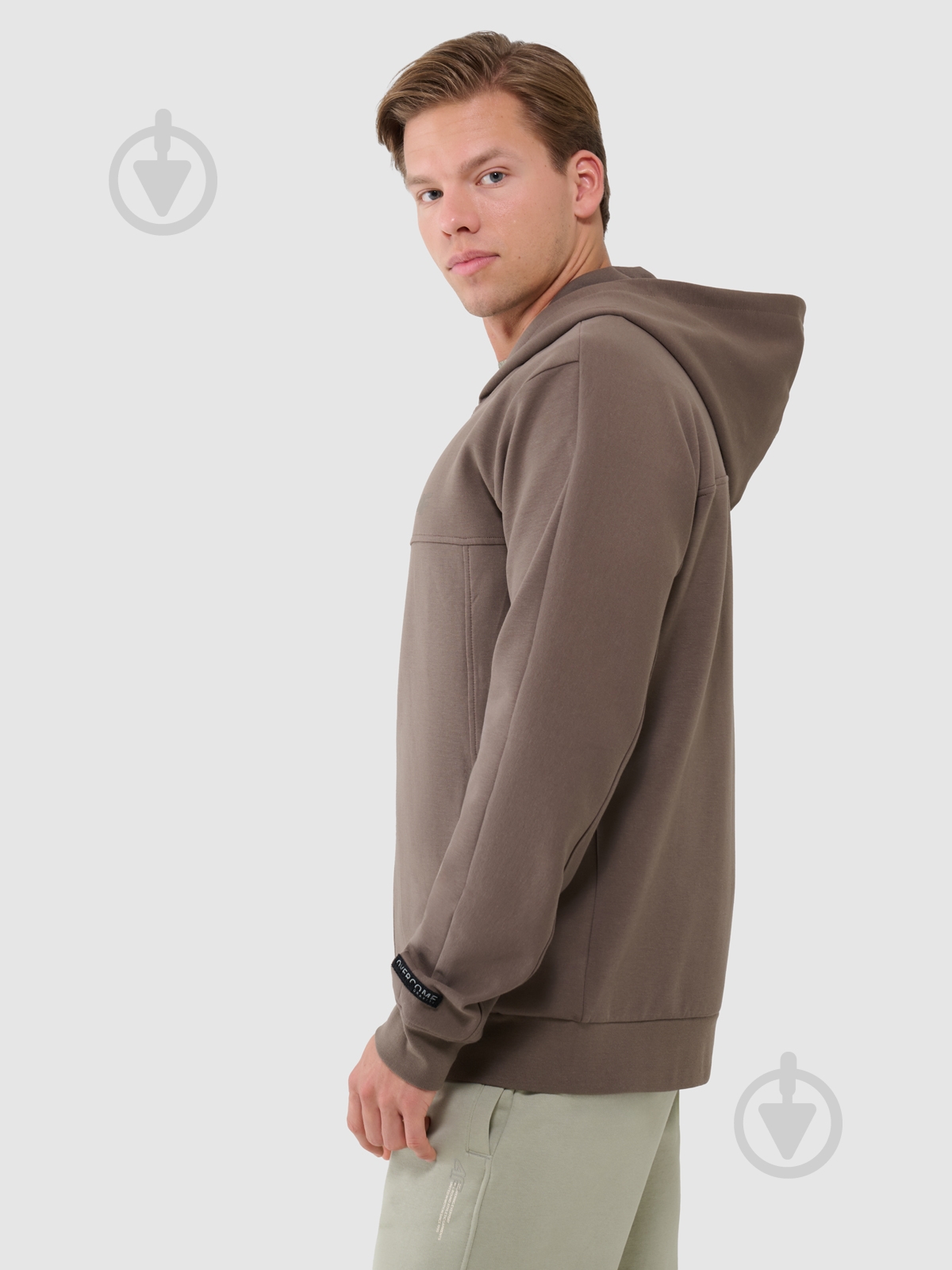 Джемпер 4F SWEATSHIRT M1537 4FWSS25TSWSM1537-80S р.2XL коричневый - фото 6 Джемпер 4F SWEATSHIRT M1537 4FWSS25TSWSM1537-80S р.2XL коричневый - фото 6