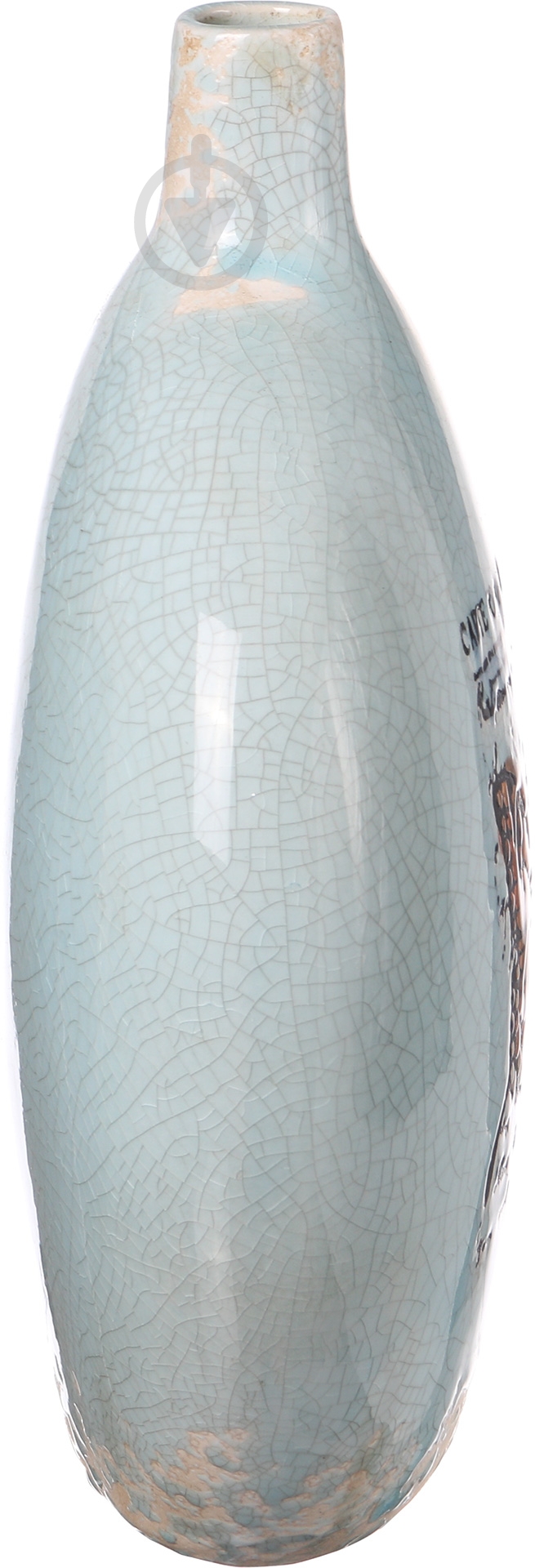 Ваза керамическая Бабочка 24,5 см 24,5 см голубая HG00058A0-H7634 - фото 3