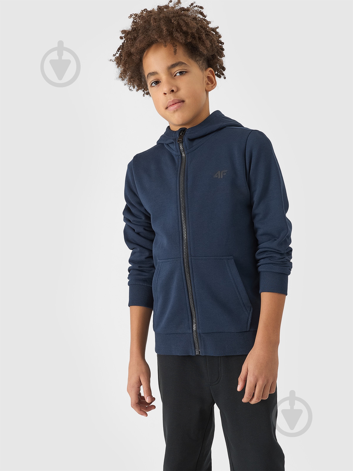 Джемпер 4F SWEATSHIRT M0926 4FJWSS24TSWSM0926-31S р.128 синий - фото 1