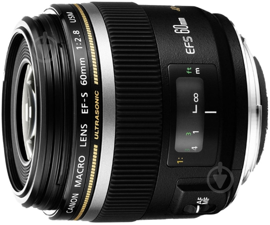 Об'єктив Canon EF-S 60mm f/2.8 Macro USM (0284B007) - фото 1