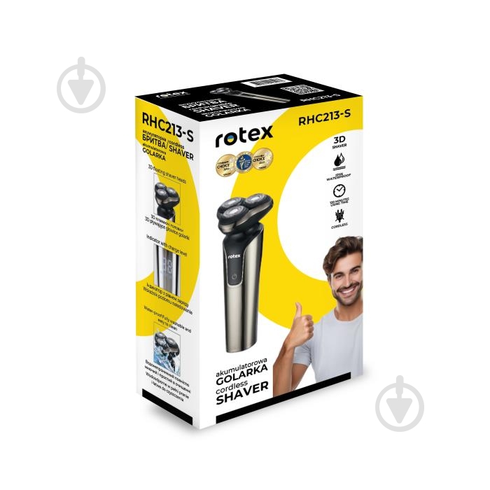Электробритва Rotex RHC213-S - фото 9