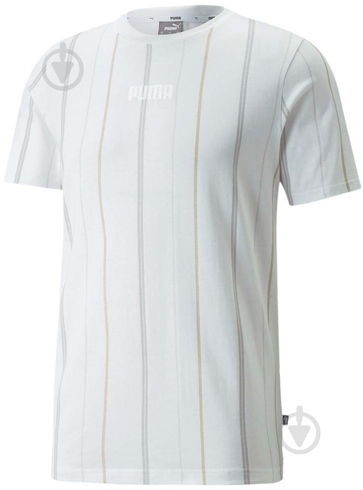 Футболка Puma MODERN BASICS STRIPE TEE 84740802 р.M белый - фото 4