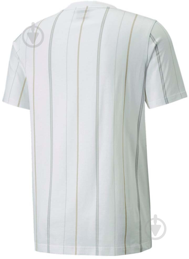 Футболка Puma MODERN BASICS STRIPE TEE 84740802 р.M белый - фото 6