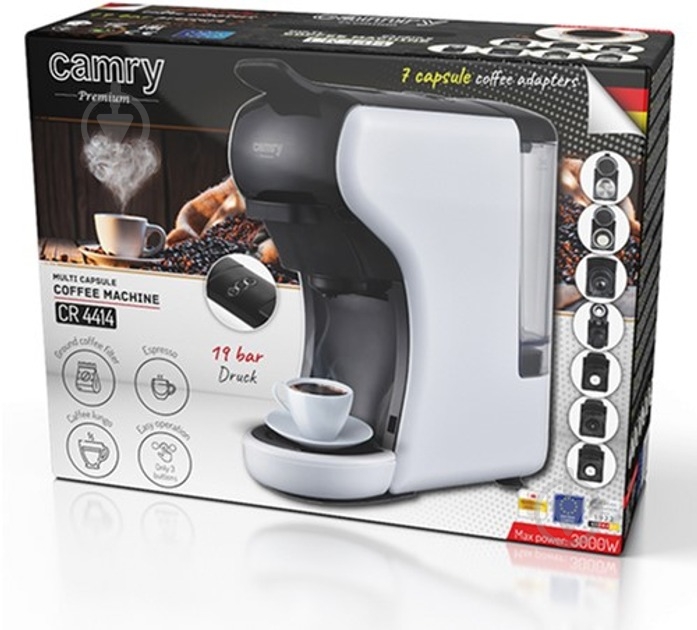 Кофеварка капсульная Camry CR-4414 - фото 13