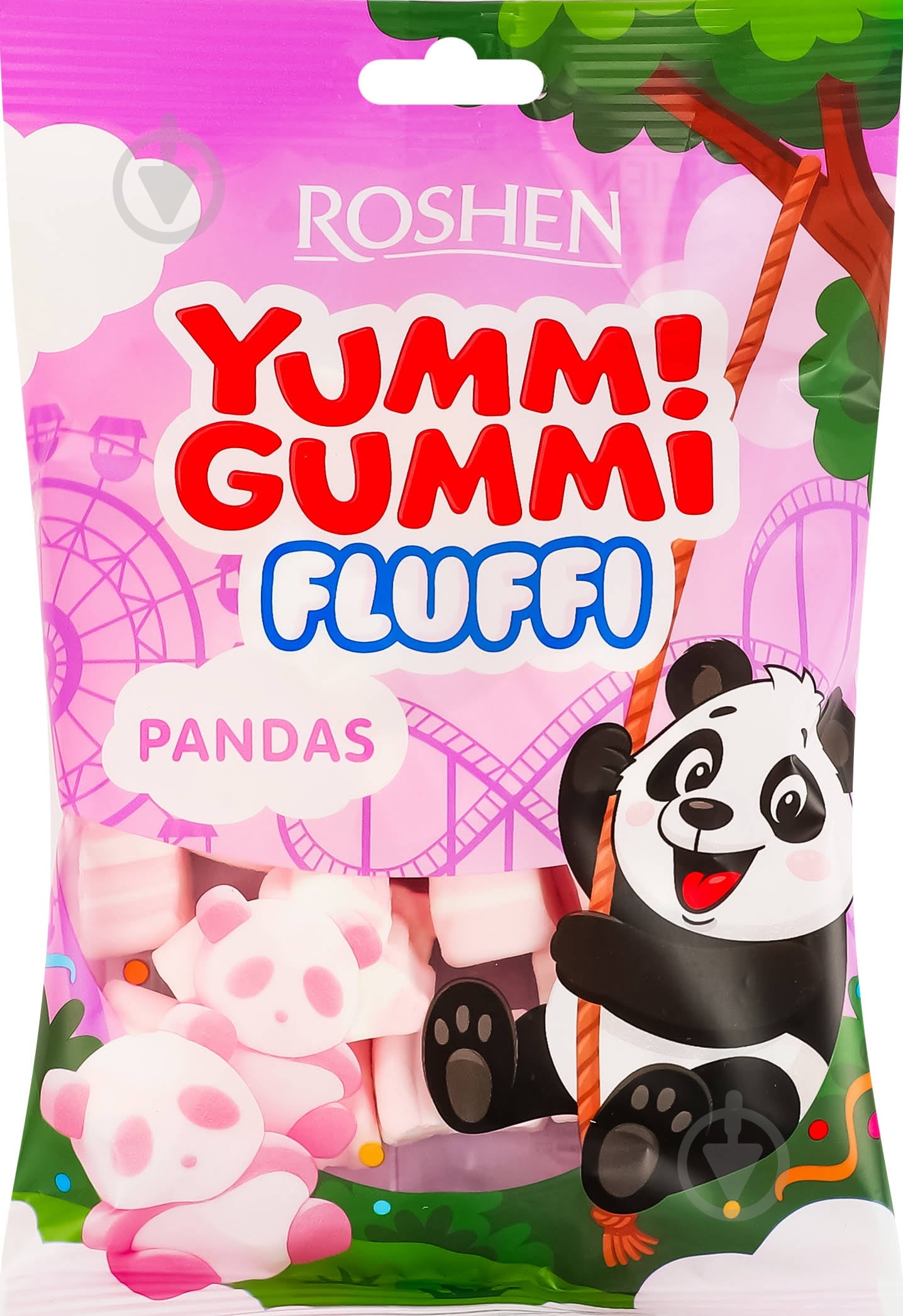 Маршмеллоу Roshen Yummi Gummi Fluffi Pandas 65г - фото 1