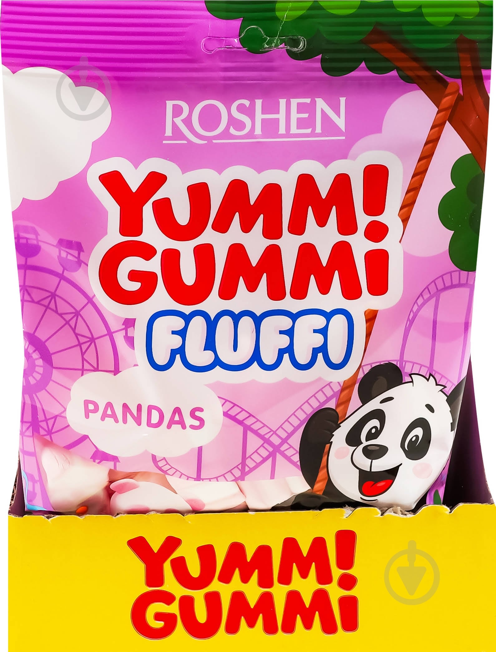 Маршмеллоу Roshen Yummi Gummi Fluffi Pandas 65г - фото 3