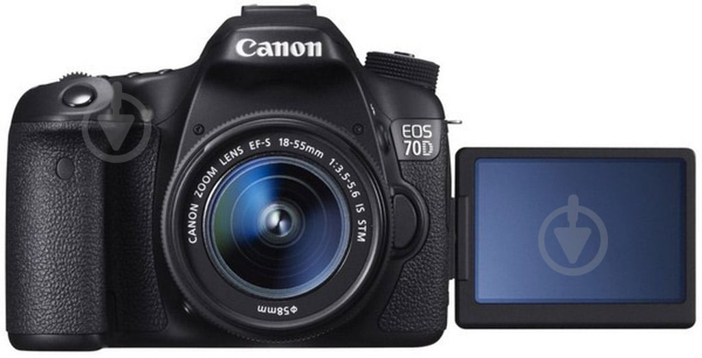 Фотоаппарат Canon EOS 70D 18-55mm IS STM Kit black - фото 3