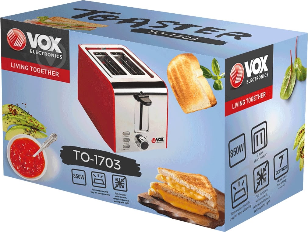 Тостер VOX Electronics TO1703 - фото 2