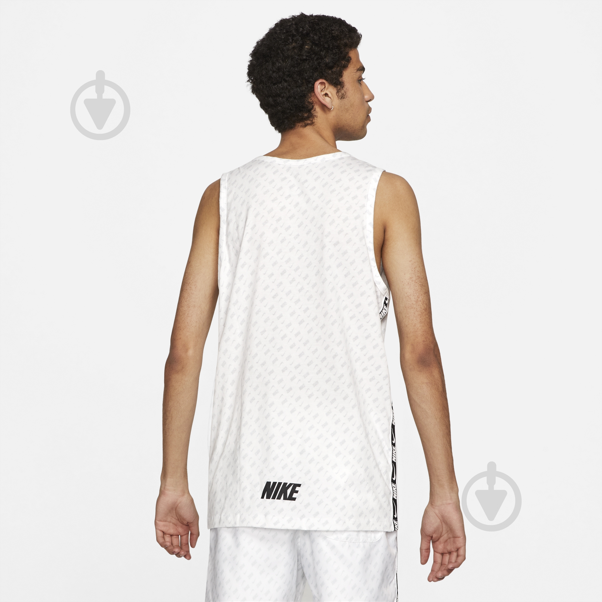Майка Nike M NSW REPEAT TANK PRNT DD3553-100 р.M белый - фото 2