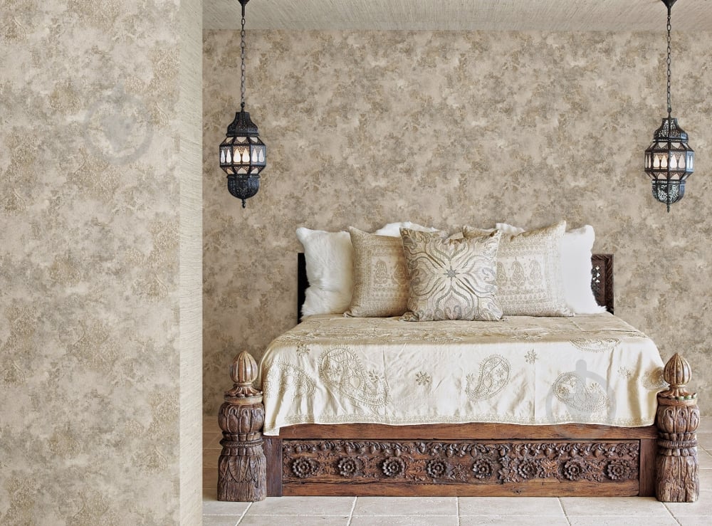 Шпалери вінілові на флізеліновій основі Слов'янські шпалери Elegance collection Генуя 1312-02 1,06x10,05 м - фото 4
