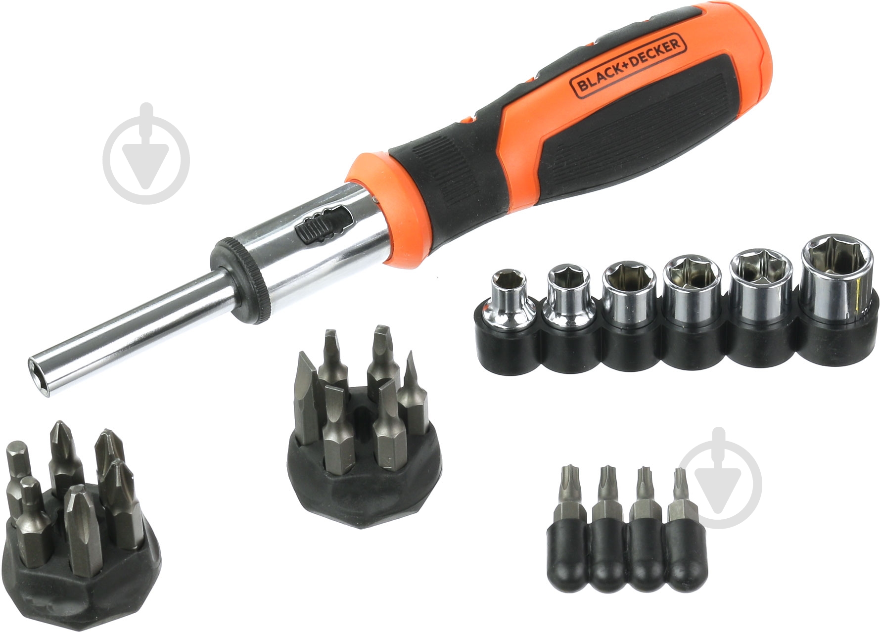 Отвертка со сменными насадками Black+Decker BDHT0-62130 - фото 2