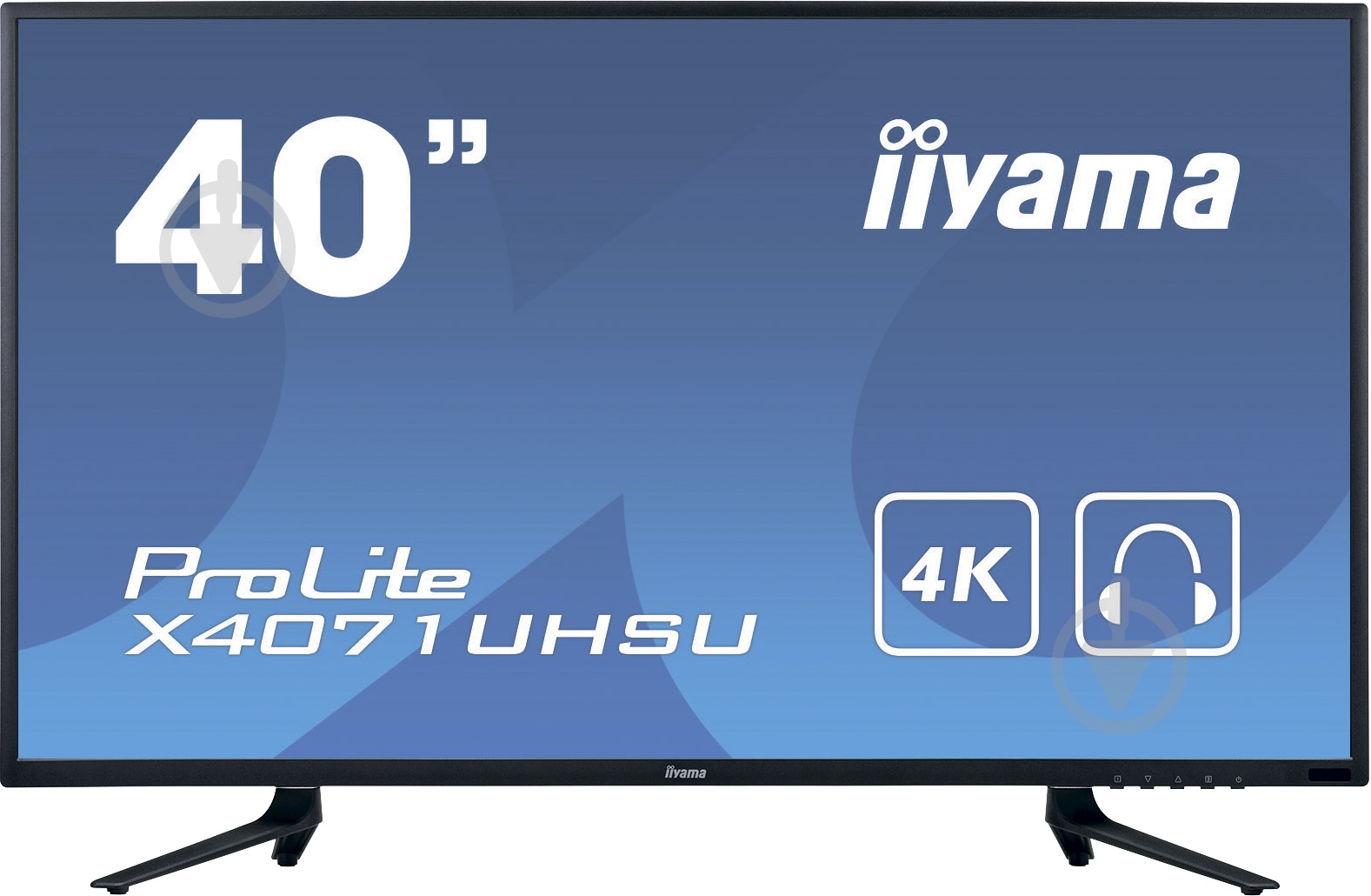 Монитор Iiyama ProLite 39,5" (X4071UHSU-B1) - фото 1