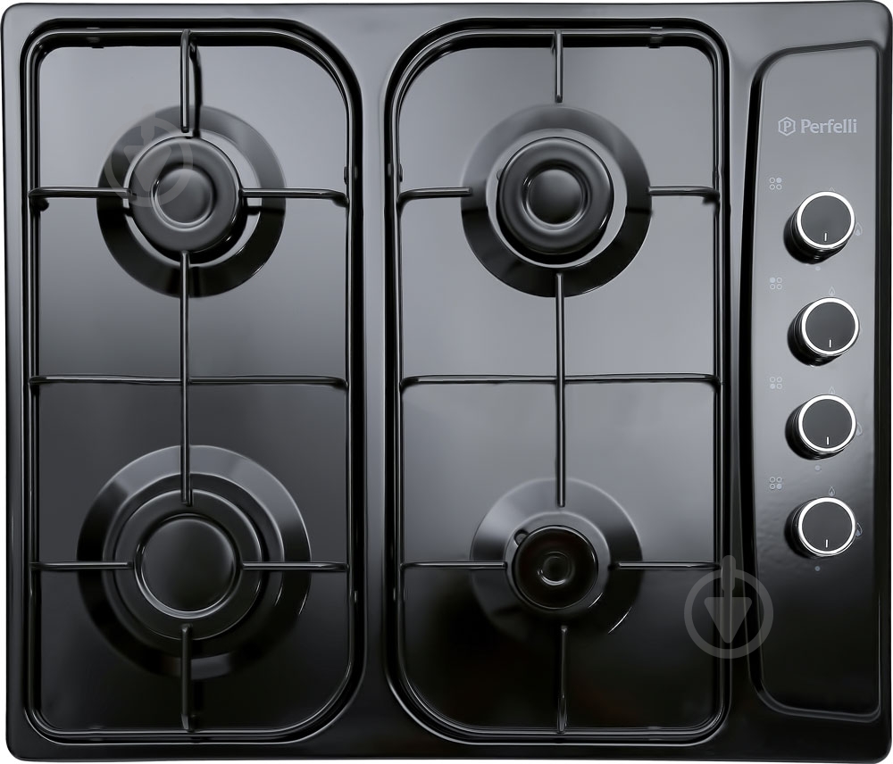 Варочная поверхность газовая Perfelli HGM 61012 BL Perfelli HGM 61012 BL - фото 1