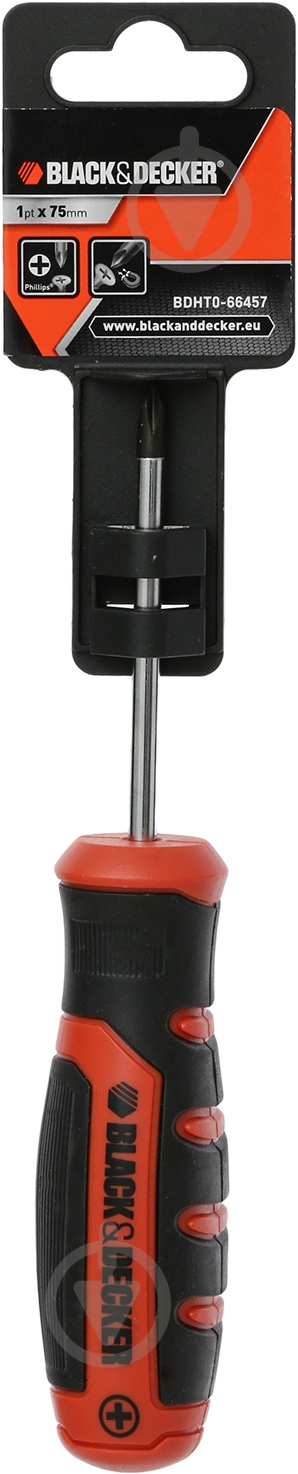 Отвертка Black+Decker PH1×75 мм BDHT0-66457 - фото 2