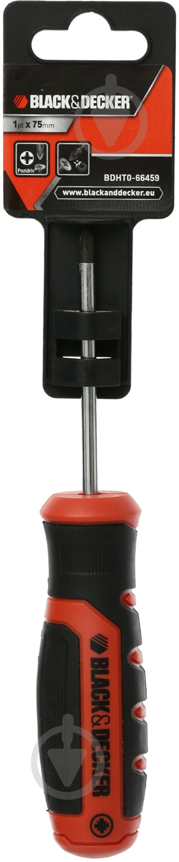 Отвертка Black+Decker PZ1×75 мм BDHT0-66459 - фото 2