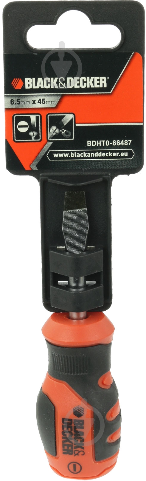 Отвертка Black+Decker SL6,5×45 мм BDHT0-66487 - фото 2