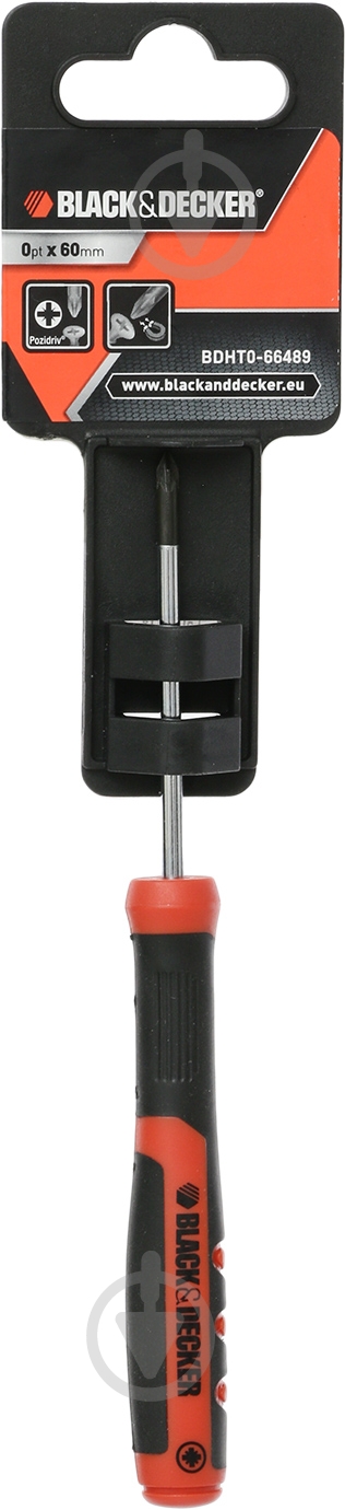 Отвертка Black+Decker PZ0×60 мм BDHT0-66489 - фото 2 Отвертка Black+Decker PZ0×60 мм BDHT0-66489 - фото 2